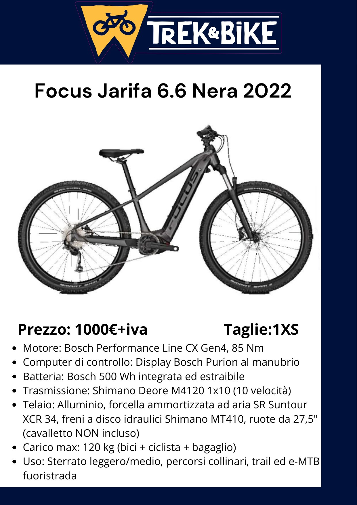 Focus Jarifa 6.6 Nera 2022 - volantino Trentino WILD