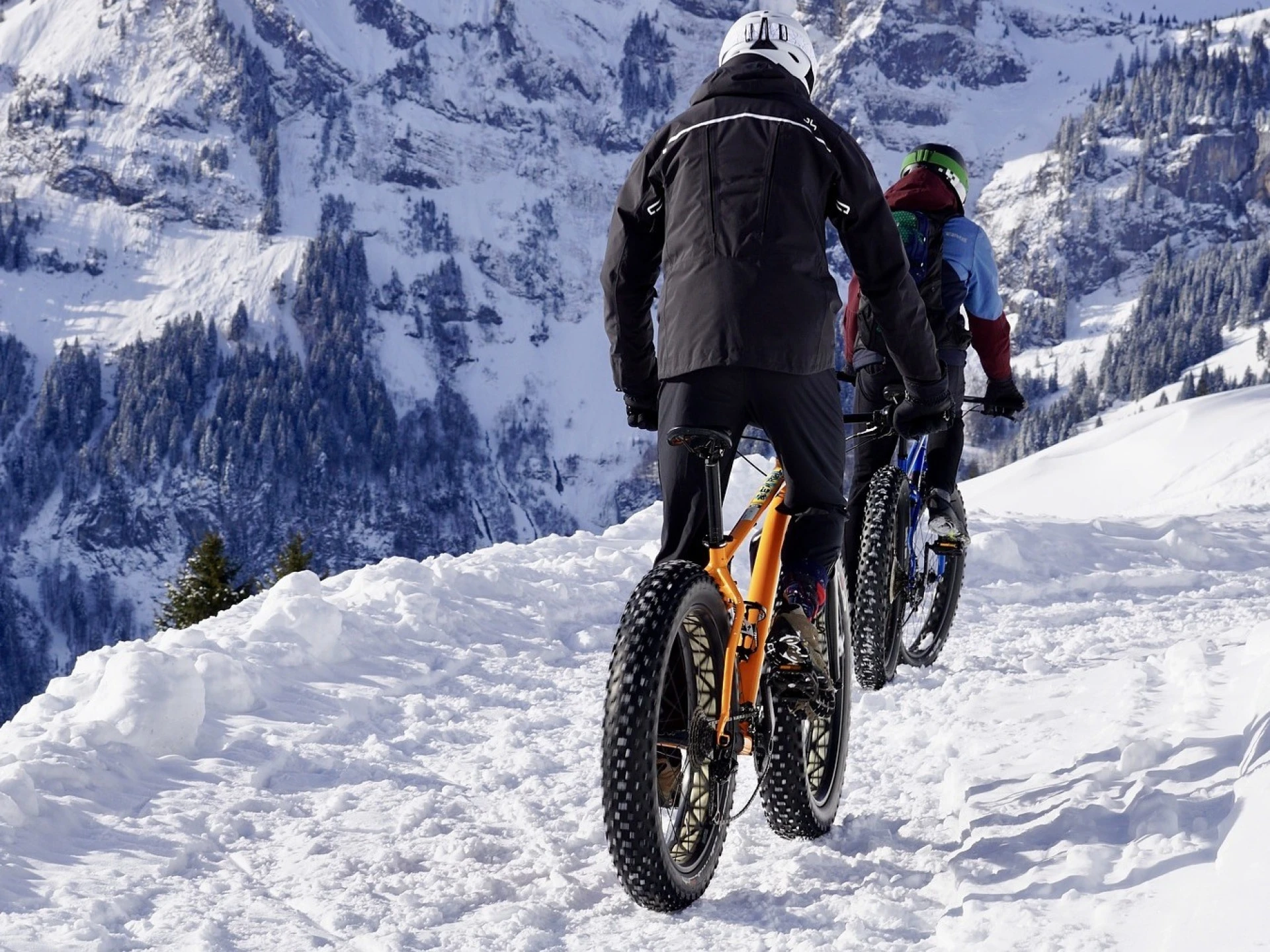 E-bike sulla neve 