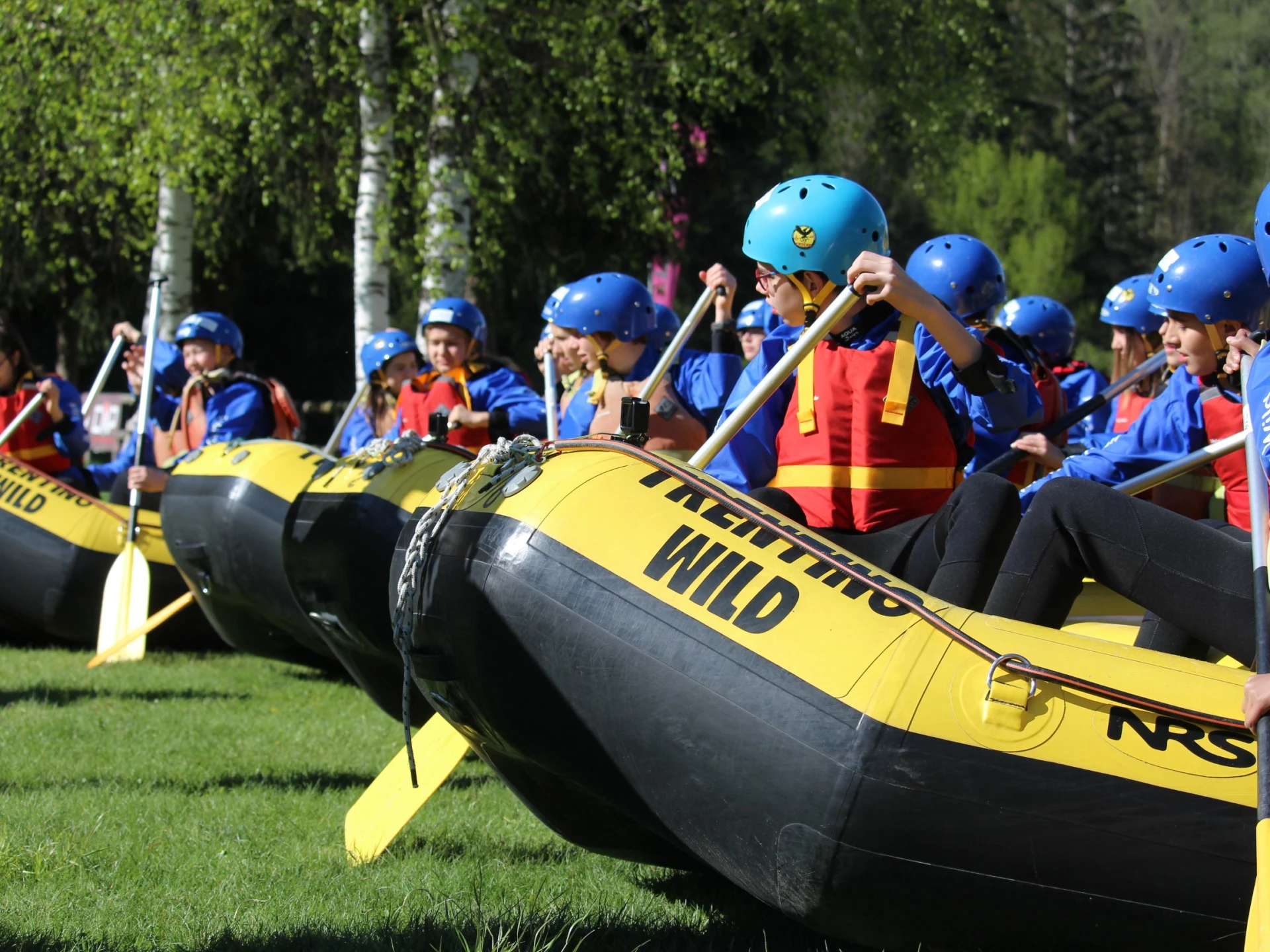 Rafting trip for groups